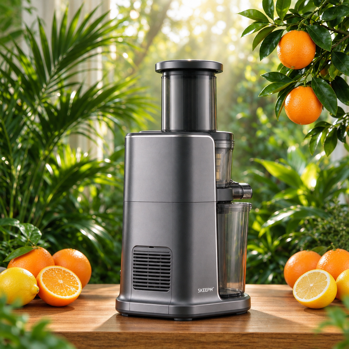 SKEEPM® VitaPress Pro Compact Power Juicer – High-Speed Fresh Juice Extraction, Nutrient-Focused Processing, Easy-Clean Design & Space-Saving Everyday Kitchen Use 🍊✨